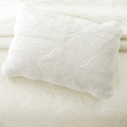 Copper Grove Sagano Blantyre Scalloped Edge Cotton 3-piece Quilt Bedding Set