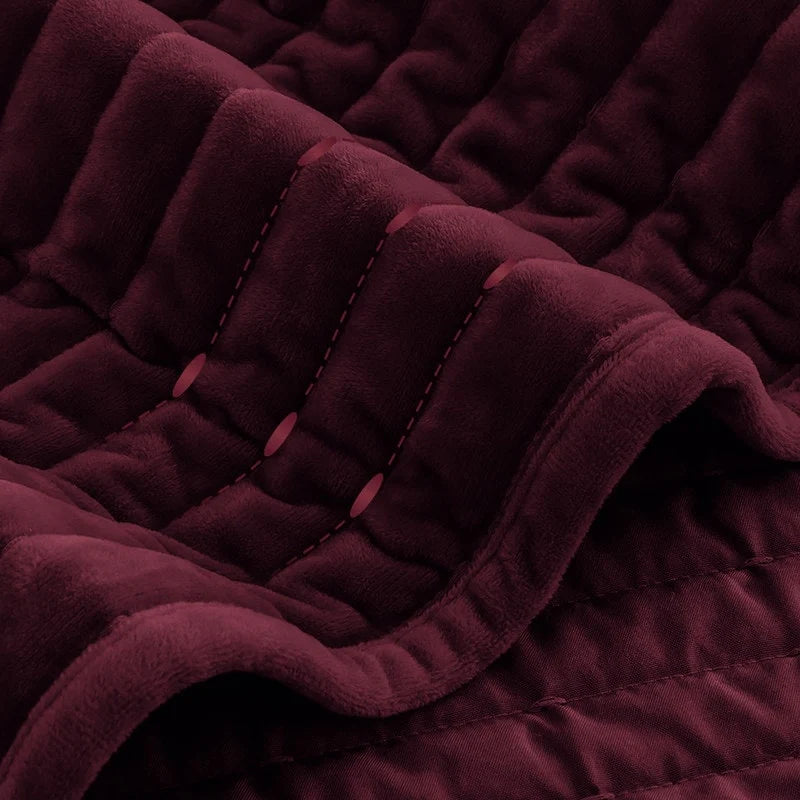 Wonderful Velvet 3 Piece Quilt Set
