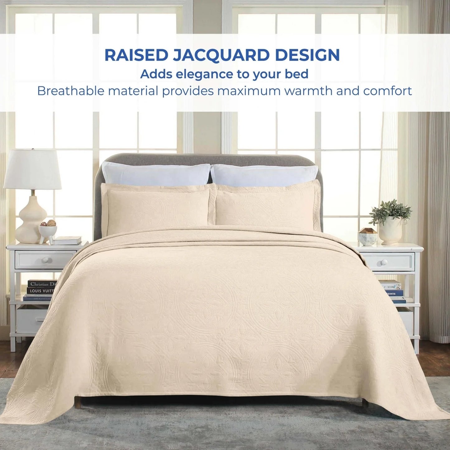 Superior Celtic Circle Cotton Decorative Bedspread Set