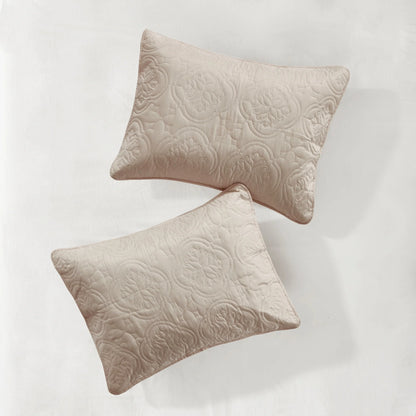 510 Design Hayley Oversized Solid Texture 3 Piece Reversible Bedspread Set