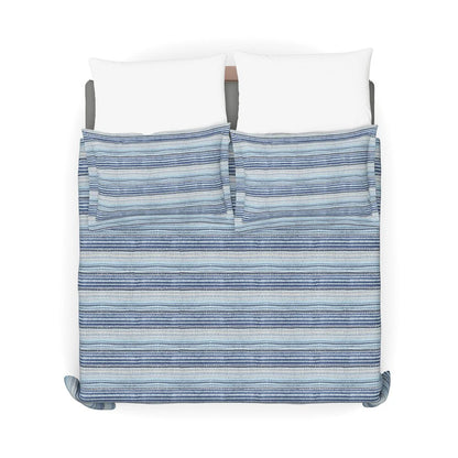 The Curated Nomad Flora Blue Quilt Set