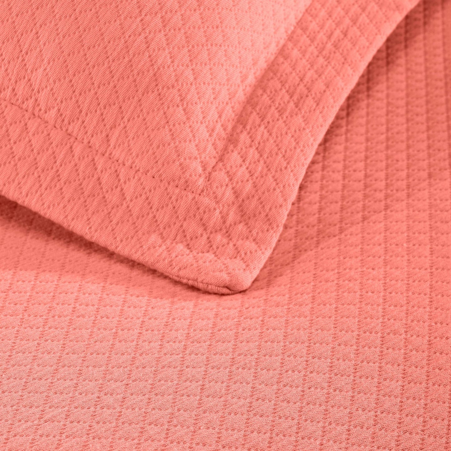 Superior Solitaire Cotton Decorative Bedspread Set