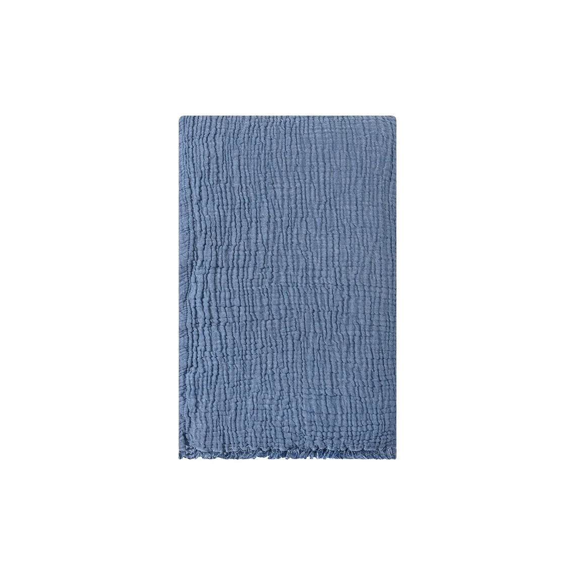 Muslin Blanket 4 Layers, Soft Bedspread, Turkish Cotton Muslin Bed Cover, Reversible Coverlet