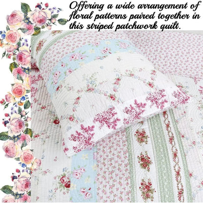 The Gray Barn Fri Tex Patchwork 3-piece Quilt Set