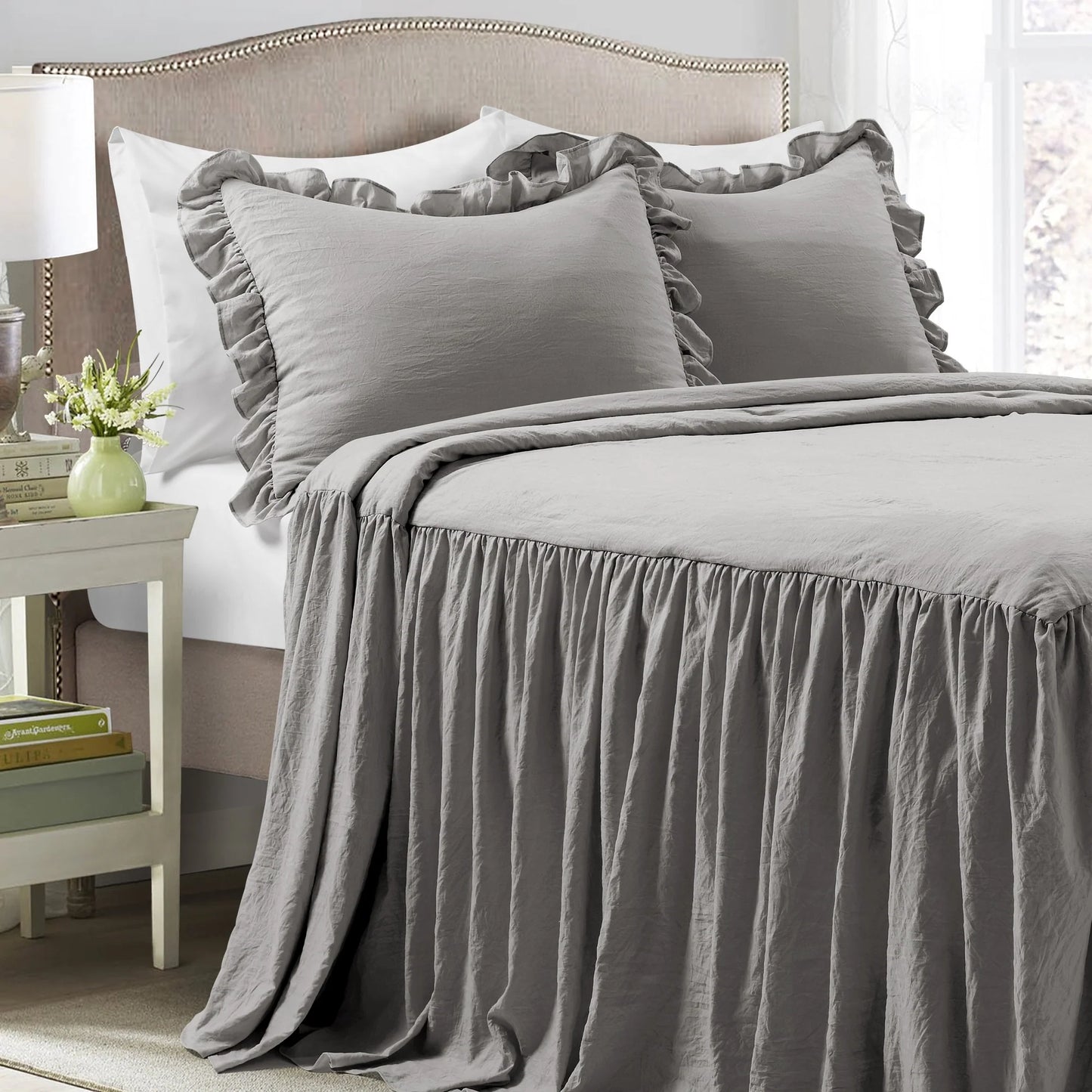 Lush Decor Ruffle Skirt Bedspread Set