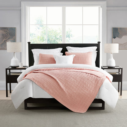 Swift Home Crinkle Enzyme Wash Oversized Coverlet/Bedspread Quilt Sets