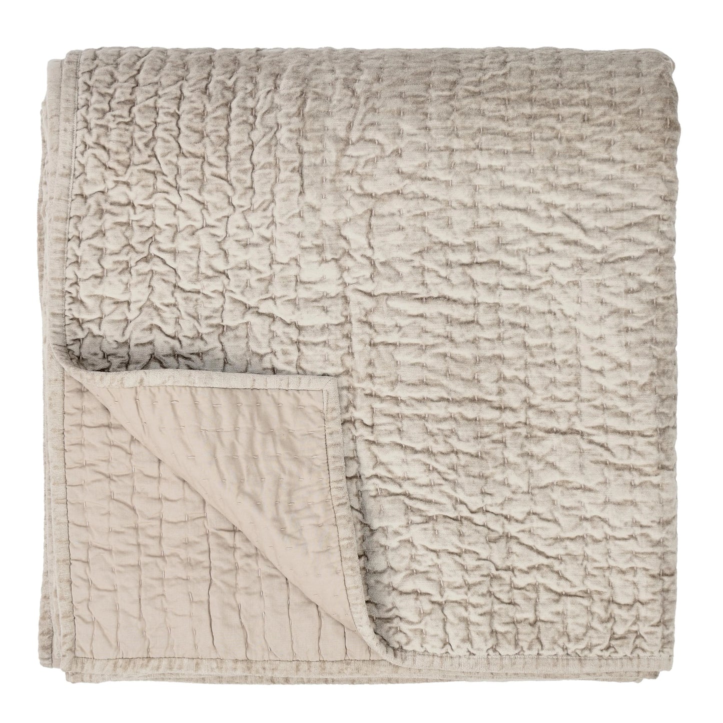 Dimitry 100% Rayon Velvet Quilt by Kosas Home