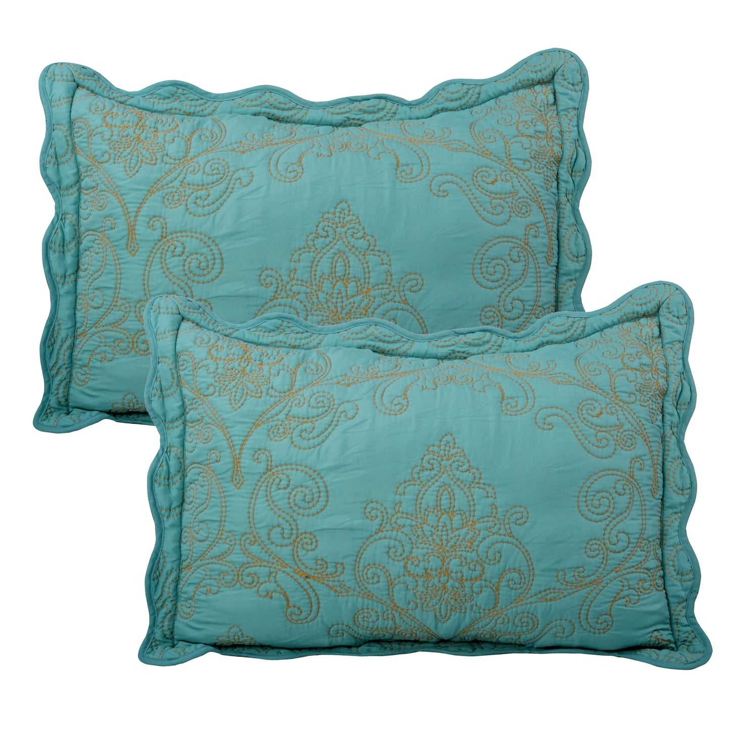Serenta Damask Oversized 4-piece Bedspread Set
