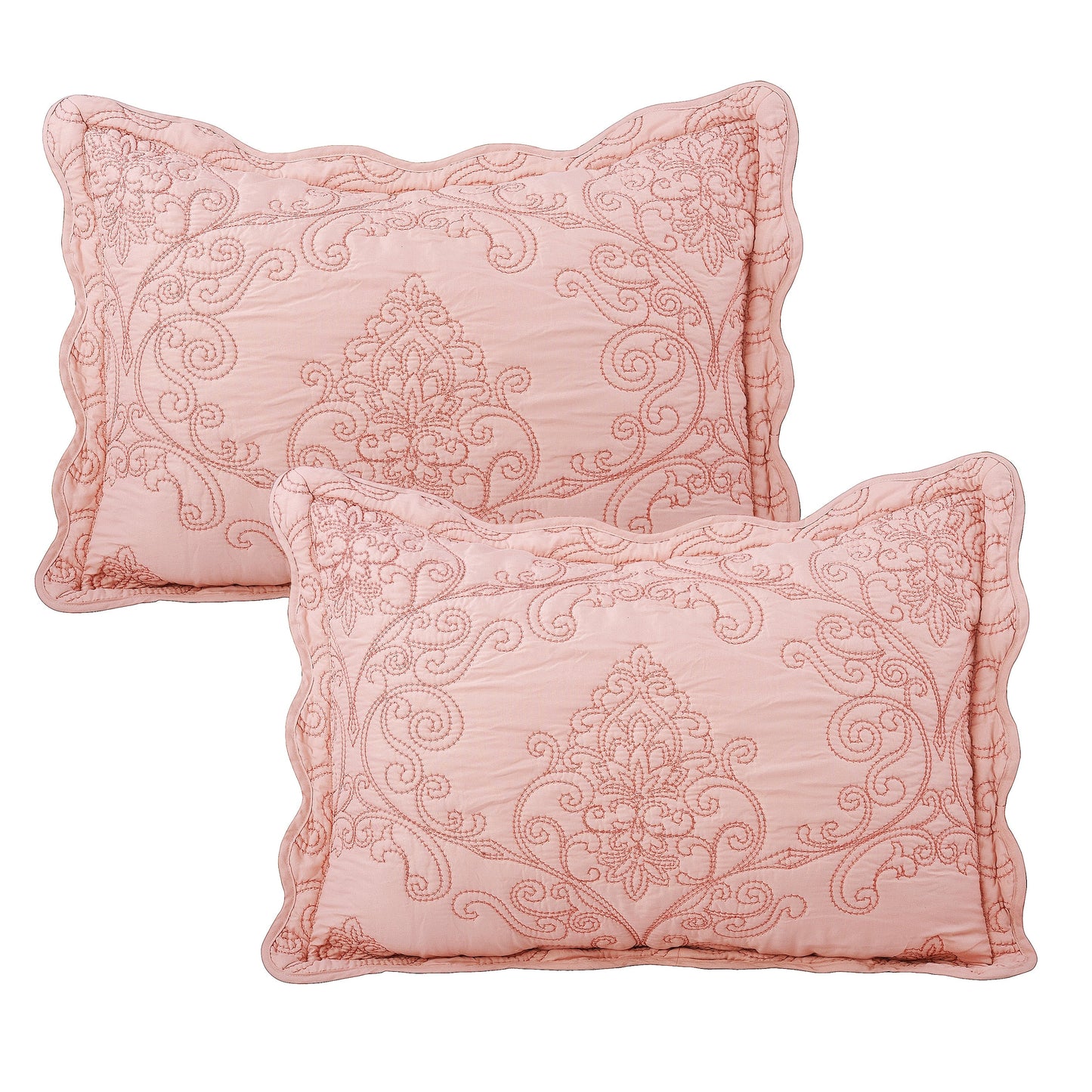 Serenta Damask Oversized 4-piece Bedspread Set