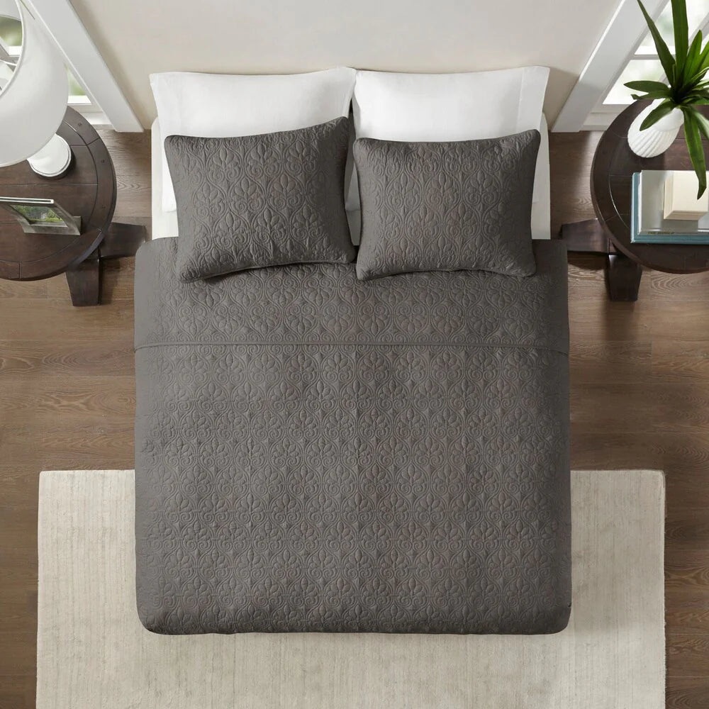 Madison Park Mansfield Reversible Quilt Set