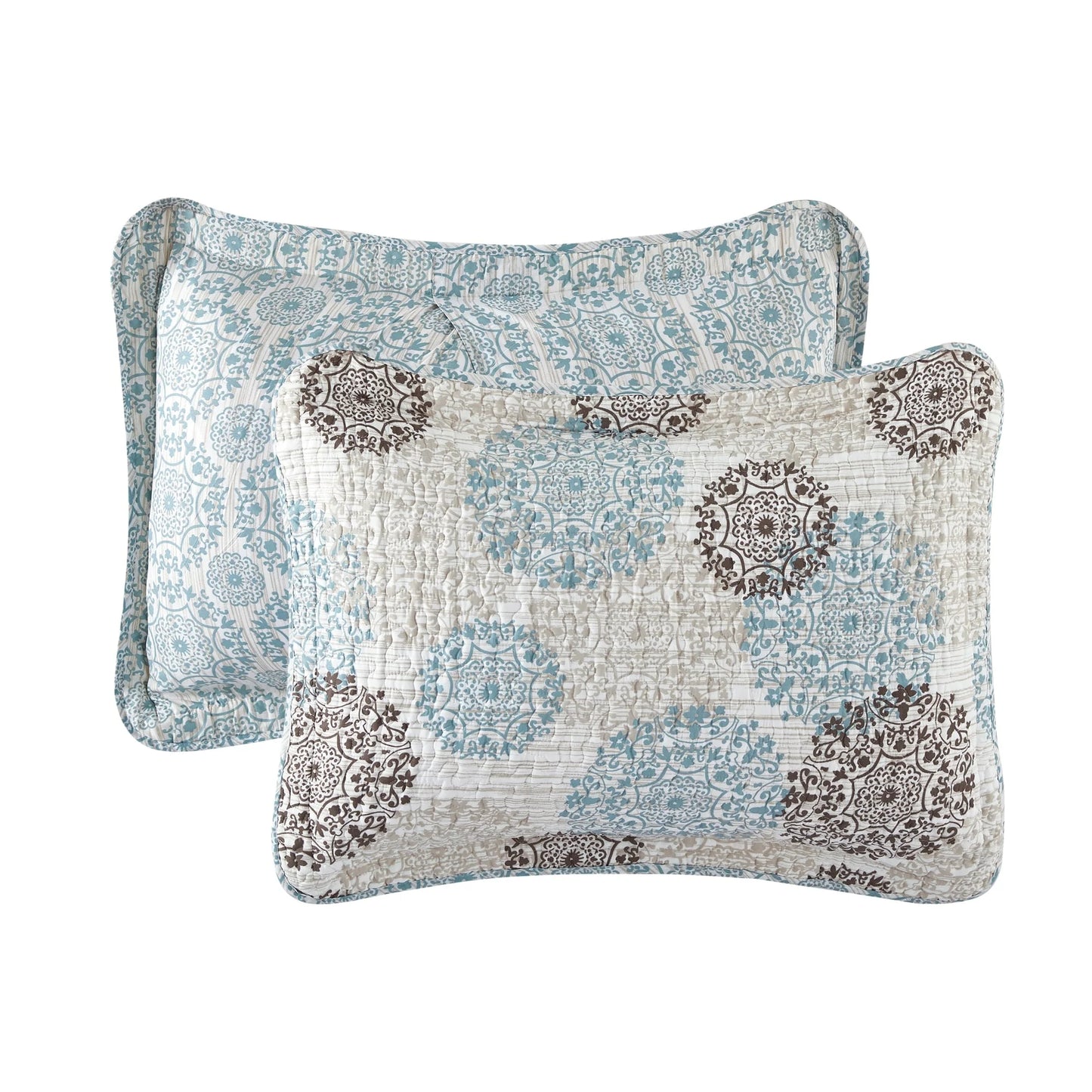 Serenta 6 Piece Printed Marina MDLN Quilts Set