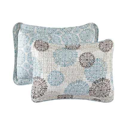 Serenta 6 Piece Printed Marina MDLN Quilts Set