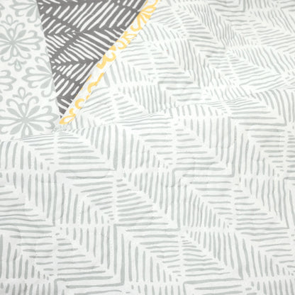 The Curated Nomad La Boheme 3-piece Striped Patterned Quilt Set