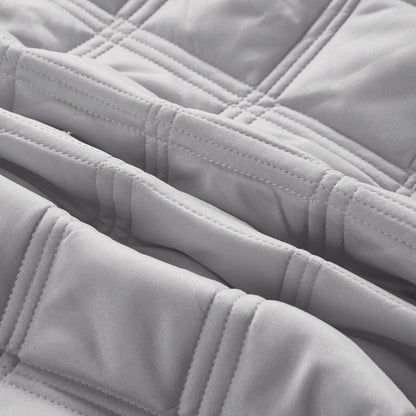 Down Alternative Quilted Oversized Charleston 3 Piece Comforter Set