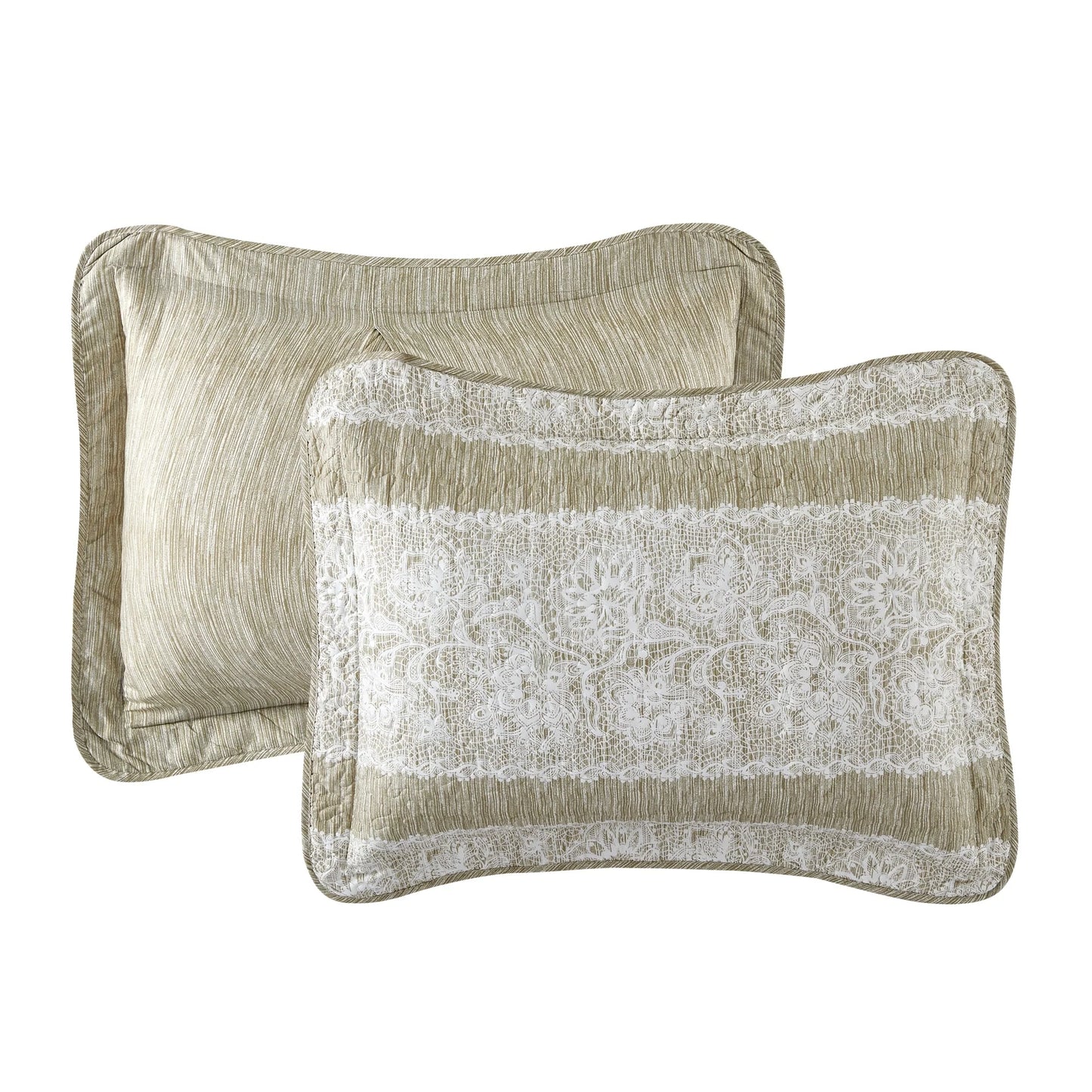 Serenta Emma 5 Piece Printed Quilt Bedspread Coverlet Set