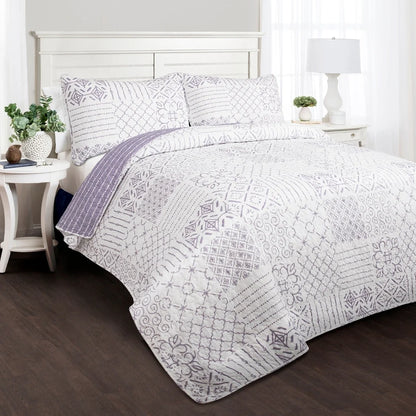 The Curated Nomad Sandia 3-piece Cotton Quilt Set