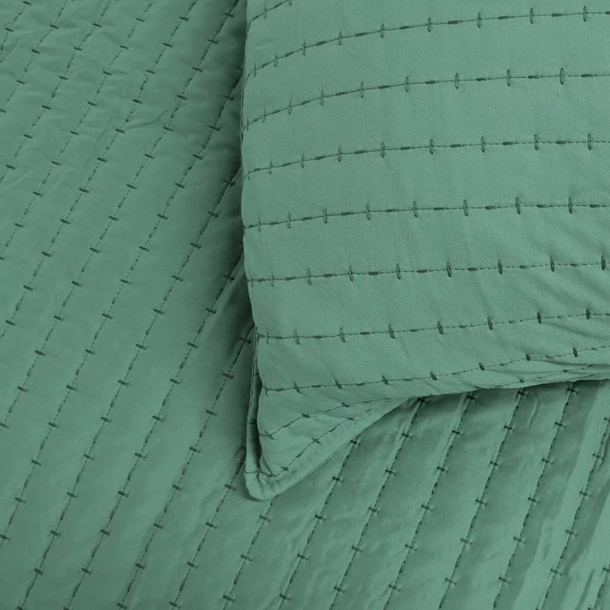 KASENTEX Quilt Set Soft Bedspread - Light Weight, Stone Washed, Down Alternative Fill, Machine Washable