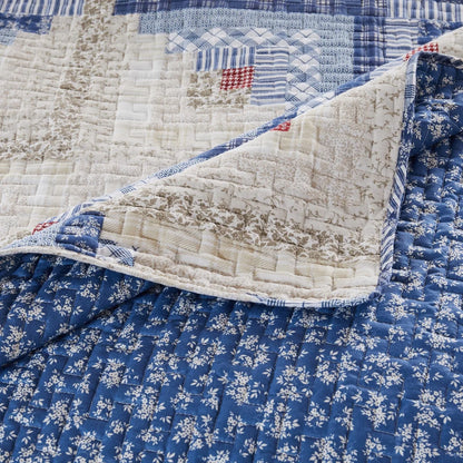 Greenland Home Finely Stitched Cottage Cabin Traditional Quilt Set