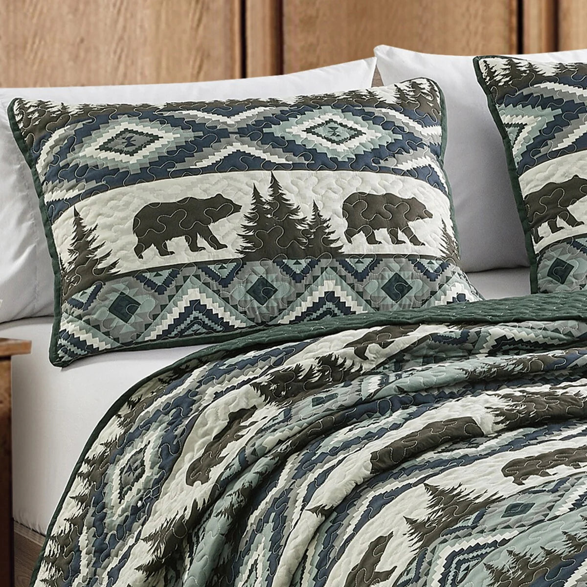 Bear Claw 3 Piece Bedspread