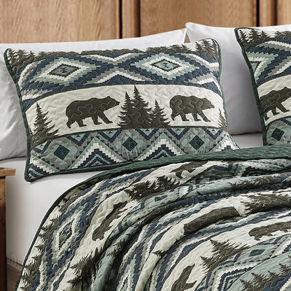 Bear Claw 3 Piece Bedspread