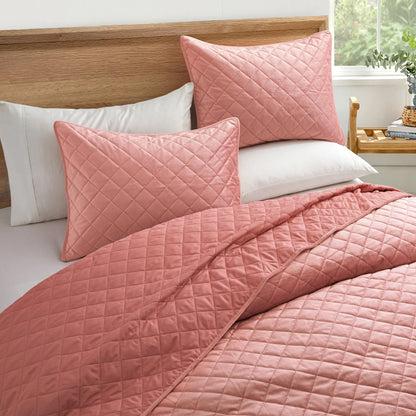3-Piece Reversible Ultra Lighweight Coverlet Premium Microfiber Bedspread Quilt Set