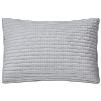Nanshing Cassidy 7 Piece Solid Color Waffle Quilt Set