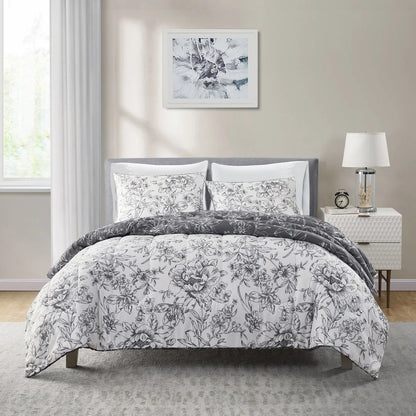 Wonderful Sophia 5-Piece Floral Pattern Comforter Set