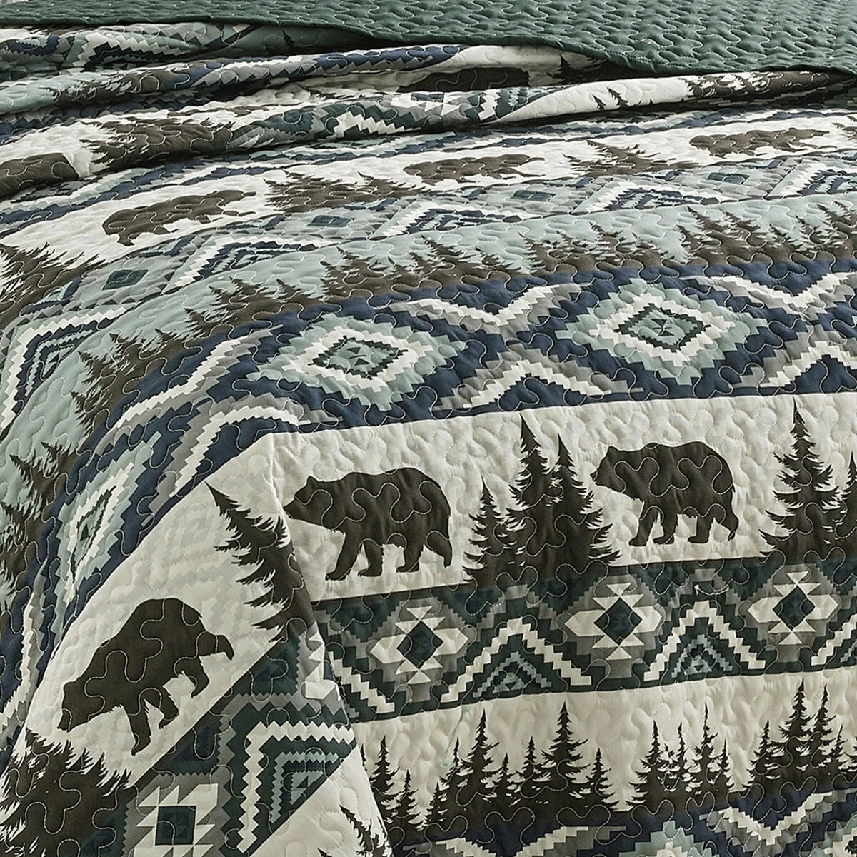 Bear Claw 3 Piece Bedspread
