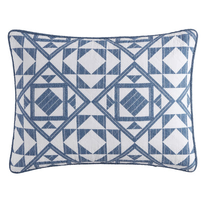 Wrangler Phoenix Patchwork Navy Cotton Quilt Set