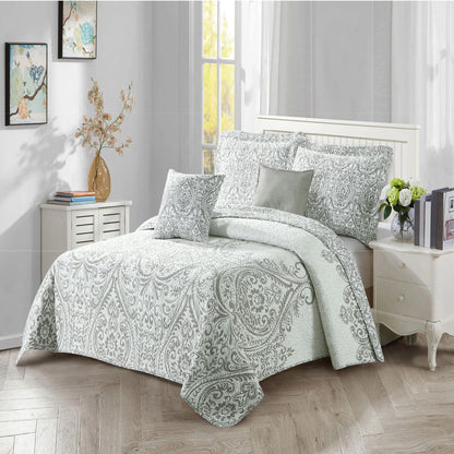 Serenta Visionary Microfiber 5-piece Quilt Set