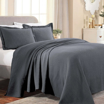 Superior Fleur De Lis Cotton Decorative Bedspread Set