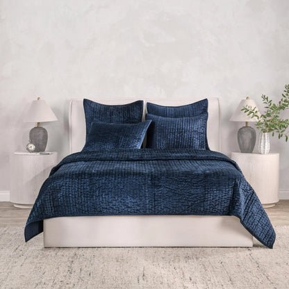 Dimitry 100% Rayon Velvet Quilt by Kosas Home