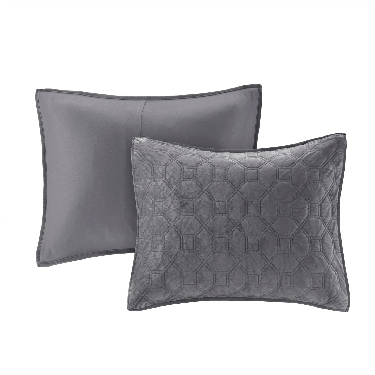 Madison Park Emery 3 Piece Velvet Quilt Set