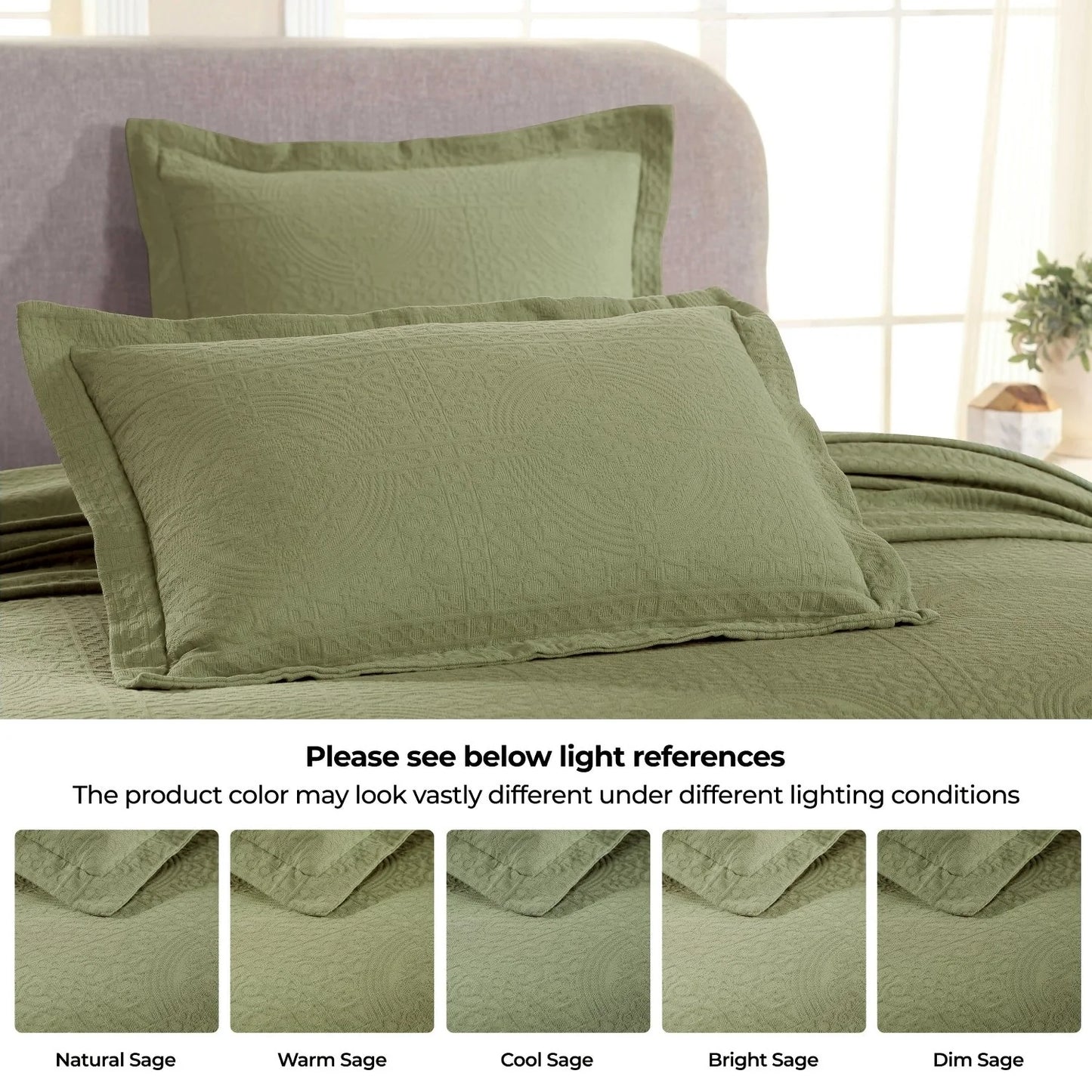 Superior Fleur De Lis Cotton Decorative Bedspread Set