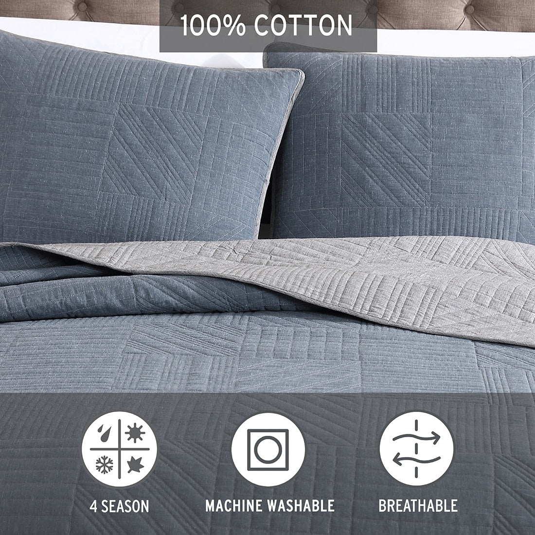 Eddie Bauer Hidden Lake Reversible Quilt Set
