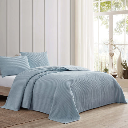 Channel Chenille Bedspread