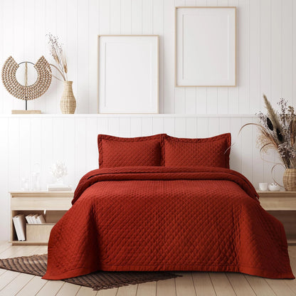 Brisbane Solid Oversized Quilt Set