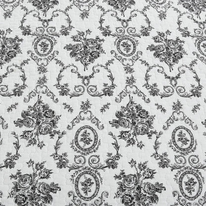 Gracewood Hollow Mekuli French Medallion 3-piece Quilt Bedding Set