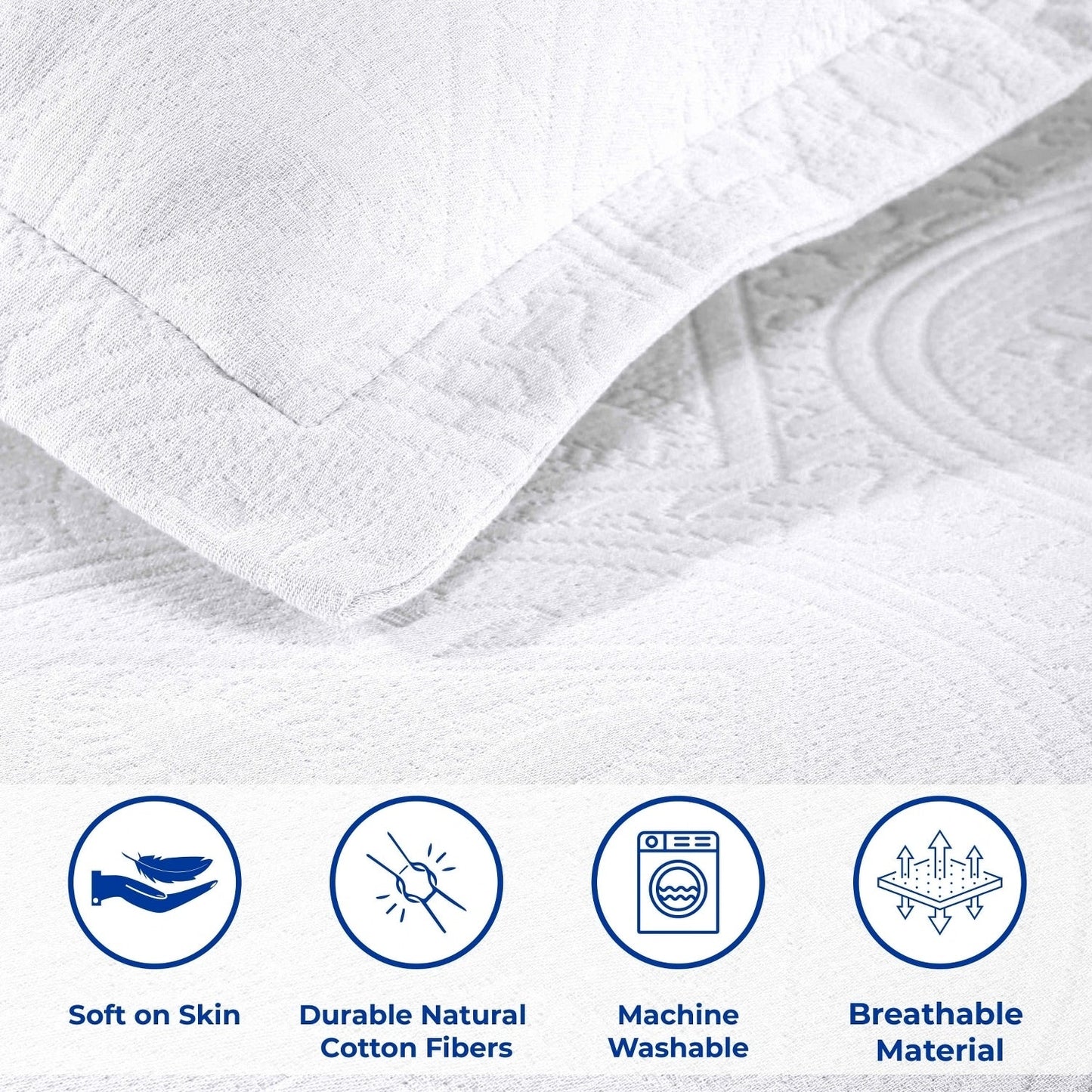 Superior Celtic Circle Cotton Decorative Bedspread Set