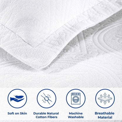 Superior Celtic Circle Cotton Decorative Bedspread Set