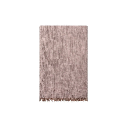 Muslin Blanket 4 Layers, Soft Bedspread, Turkish Cotton Muslin Bed Cover, Reversible Coverlet