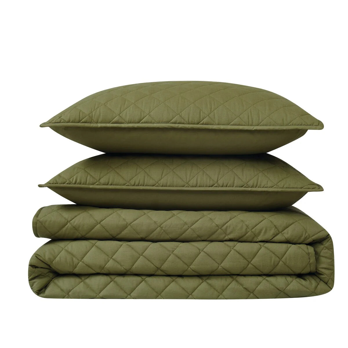 Cannon Solid Percale Quilt Set