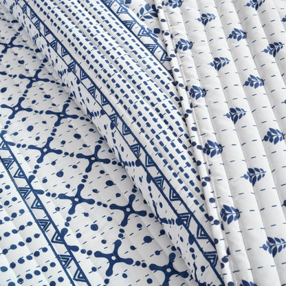 Lush Decor Monique Stripe 3 Piece Quilt Set