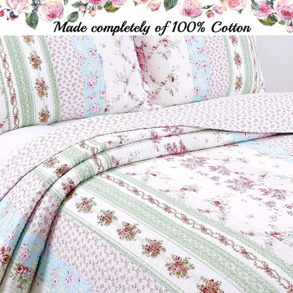 The Gray Barn Fri Tex Patchwork 3-piece Quilt Set