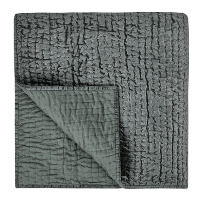 Dimitry 100% Rayon Velvet Quilt by Kosas Home