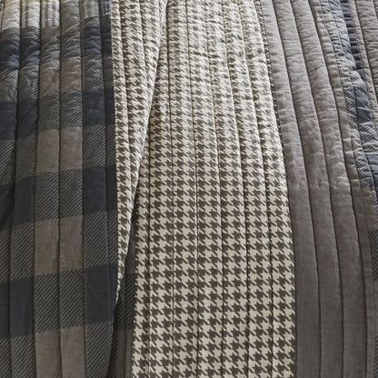 Woolrich Winter Plains 100-percent Cotton Oversized Quilt Mini Set