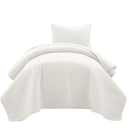 Copper Grove Balm Diamond Oversized Cotton 3-piece Quilt Set