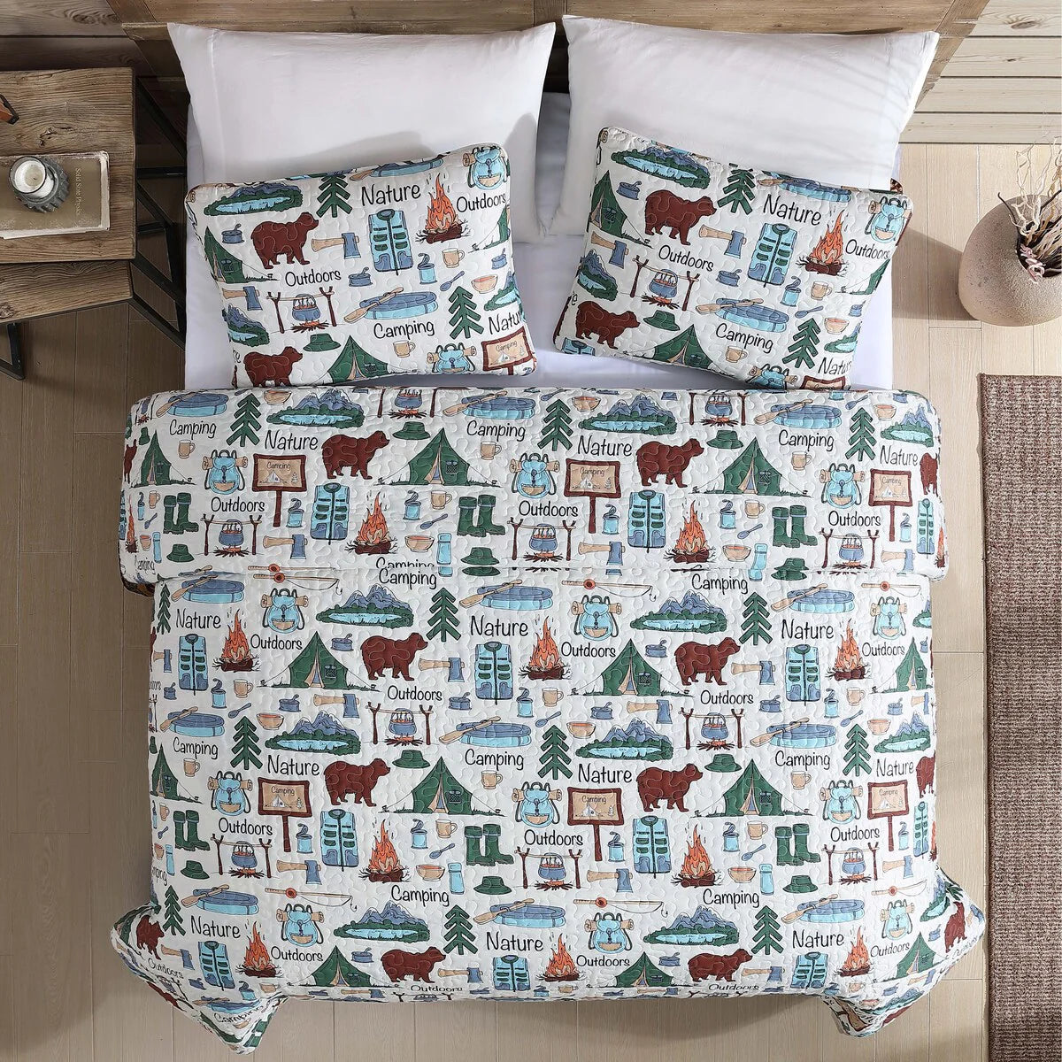 Camp Site Quilt Set