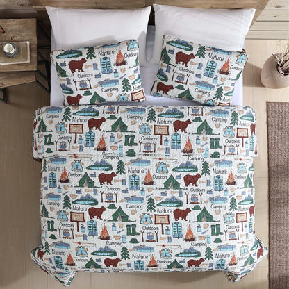 Camp Site Quilt Set