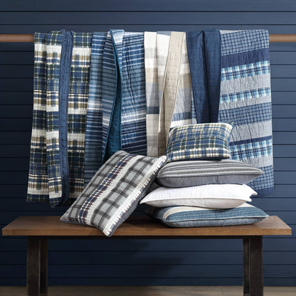 Nautica Ridgeport Cotton Reversible Quilt Set
